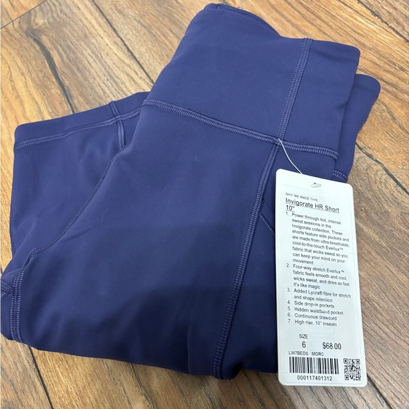 Lululemon Invigorate High-Rise Short 10" size 6 NWT - Picture 3 of 8